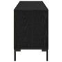 Gabinete de TV Roble negro 150 x 30 x 44.5 cm