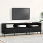 Gabinete de TV Roble negro 150 x 30 x 44.5 cm