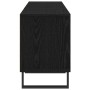 Gabinete de TV Roble negro 150 x 30 x 44.5 cm