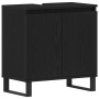 Gabinete para Lavamanos con puerta Roble Negro 58 x 33 x 60 cm