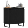 Gabinete para Lavamanos con puerta Roble Negro 58 x 33 x 60 cm