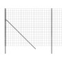 Anthracite gray galvanized steel wire fence 2.2x10 m by vidaXL, fence panels - Ref: Foro24-154231, Price: 110,76 €, Discount: %