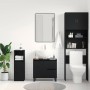 Mueble de Lavabo con cajón Roble Negro 65 x 33 x 60 cm
