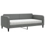 Sofá cama con colchón tela gris oscuro 90x200 cm de vidaXL, Camas y somieres - Ref: Foro24-3196799, Precio: 313,51 €, Descuen...