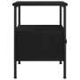 Gabinete de Noche con cajón 2 pcs Roble negro 34 x 36 x 50 cm