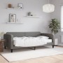 Sofá cama con colchón tela gris oscuro 100x200 cm de vidaXL, Camas y somieres - Ref: Foro24-3196804, Precio: 341,12 €, Descue...