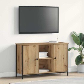 Conjunto de mueble de TV Roble artesanal 101 x 35 x 65 cm en Muebles TV | Comprar online en Foro24