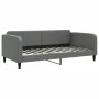 Sofa bed with dark gray fabric mattress 100x200 cm by vidaXL, Beds and slatted bases - Ref: Foro24-3196804, Price: 370,33 €, ...