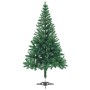 Árbol de Navidad artificial con luces y bolas 230 ramas 120 cm