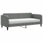 Sofa bed with dark gray fabric mattress 80x200 cm by vidaXL, Beds and slatted bases - Ref: Foro24-3196794, Price: 311,50 €, D...