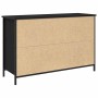 Gabinete de TV Roble negro 101 x 35 x 65 cm