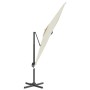 Hängender Sonnenschirm mit sandweißer Aluminiumstange 400 x 300 cm von vidaXL, Sonnenschirme - Ref: Foro24-319912, Preis: 207...