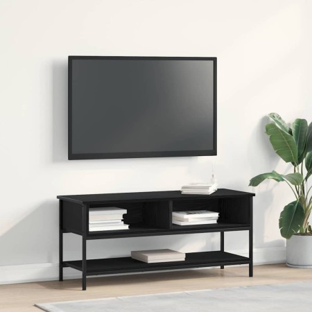 Gabinete de TV Roble negro 100 x 35 x 45 cm