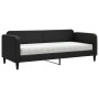 Sofá cama con colchón tela negro 80x200 cm de vidaXL, Camas y somieres - Ref: Foro24-3196795, Precio: 316,45 €, Descuento: %