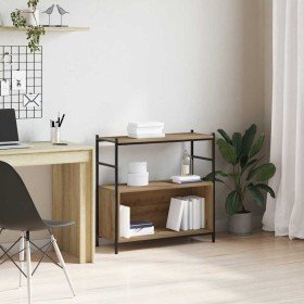 Estante de libros Roble artisan 80 x 30 x 78.5 cm en Librerías y estanterías | Comprar online en Foro24