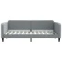 Sofa bed with light gray fabric mattress 90x200 cm by vidaXL, Beds and slatted bases - Ref: Foro24-3196798, Price: 329,20 €, ...