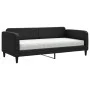 Sofa bed with black fabric mattress 90x200 cm by vidaXL, Beds and slatted bases - Ref: Foro24-3196800, Price: 330,80 €, Disco...