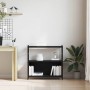 Estante de libros Roble negro 80 x 30 x 78.5 cm