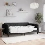 Sofá cama con colchón tela negro 100x200 cm de vidaXL, Camas y somieres - Ref: Foro24-3196805, Precio: 369,57 €, Descuento: %