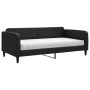 Sofa bed with black fabric mattress 100x200 cm by vidaXL, Beds and slatted bases - Ref: Foro24-3196805, Price: 341,17 €, Disc...