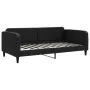 Sofa bed with black fabric mattress 100x200 cm by vidaXL, Beds and slatted bases - Ref: Foro24-3196805, Price: 369,74 €, Disc...