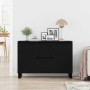 Vitrina Roble negro 101.5 x 35 x 70 cm Madera contrachapada
