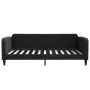 Sofa bed with black fabric mattress 100x200 cm by vidaXL, Beds and slatted bases - Ref: Foro24-3196805, Price: 369,74 €, Disc...