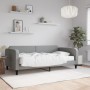 Sofa bed with light gray fabric mattress 100x200 cm by vidaXL, Beds and slatted bases - Ref: Foro24-3196803, Price: 341,86 €,...