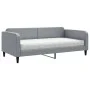Sofa bed with light gray fabric mattress 100x200 cm by vidaXL, Beds and slatted bases - Ref: Foro24-3196803, Price: 370,33 €,...