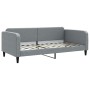 Sofa bed with light gray fabric mattress 100x200 cm by vidaXL, Beds and slatted bases - Ref: Foro24-3196803, Price: 341,86 €,...