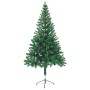 Árbol de Navidad artificial con luces y bolas 380 ramas 150 cm