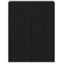 Mueble de pared Roble negro 69.5 x 34 x 90 cm