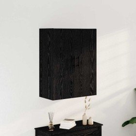 Mueble de pared Roble negro 69.5 x 34 x 90 cm en Aparadores | Comprar online en Foro24