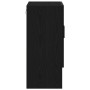 Mueble de pared Montaje en la pared Roble negro 60 x 31 x 70 cm