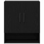 Mueble de pared Montaje en la pared Roble negro 60 x 31 x 70 cm