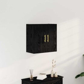 Mueble de pared Montaje en la pared Roble negro 60 x 31 x 70 cm