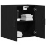 Mueble de pared Montaje en la pared Roble negro 60 x 31 x 60 cm en Taquillas y armarios de almacenamiento | Comprar online en Fo