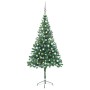 Árbol de Navidad artificial con luces y bolas 564 ramas 180 cm