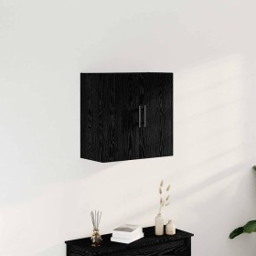 Mueble de pared Roble negro 60 x 31 x 60 cm