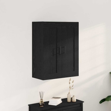Mueble de pared Roble negro 69.5 x 34 x 90 cm