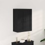 Mueble de pared Roble negro 69.5 x 34 x 90 cm