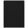 Mueble de pared Roble negro 69.5 x 34 x 90 cm