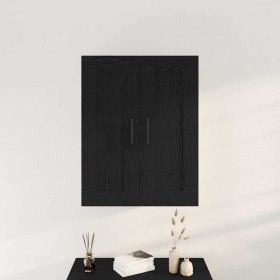 Mueble de pared Roble negro 69.5 x 34 x 90 cm