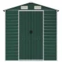 Grüner Gartenschuppen aus verzinktem Stahl, 191 x 385 x 198 cm von vidaXL, Schuppen - Ref: Foro24-3188234, Preis: 467,99 €, R...