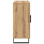 Vitrina Roble artisan 90 x 34 x 80 cm Madera contrachapada