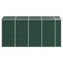 Cobertizo de jardín acero galvanizado verde 191x385x198 cm de vidaXL, Cobertizos - Ref: Foro24-3188234, Precio: 467,99 €, Des...