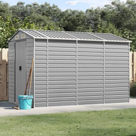 Cobertizo de jardín acero galvanizado gris claro 191x300x198 cm by vidaXL, Sheds - Ref: Foro24-3188244, Price: 454,89 €, Disc...
