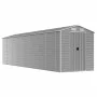 Cobertizo de jardín acero galvanizado gris claro 191x725x198 cm de vidaXL, Cobertizos - Ref: Foro24-3188249, Precio: 911,23 €...