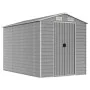 Cobertizo de jardín acero galvanizado gris claro 191x300x198 cm de vidaXL, Cobertizos - Ref: Foro24-3188244, Precio: 445,92 €...