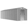Cobertizo de jardín acero galvanizado gris claro 191x725x198 cm de vidaXL, Cobertizos - Ref: Foro24-3188249, Precio: 911,23 €...